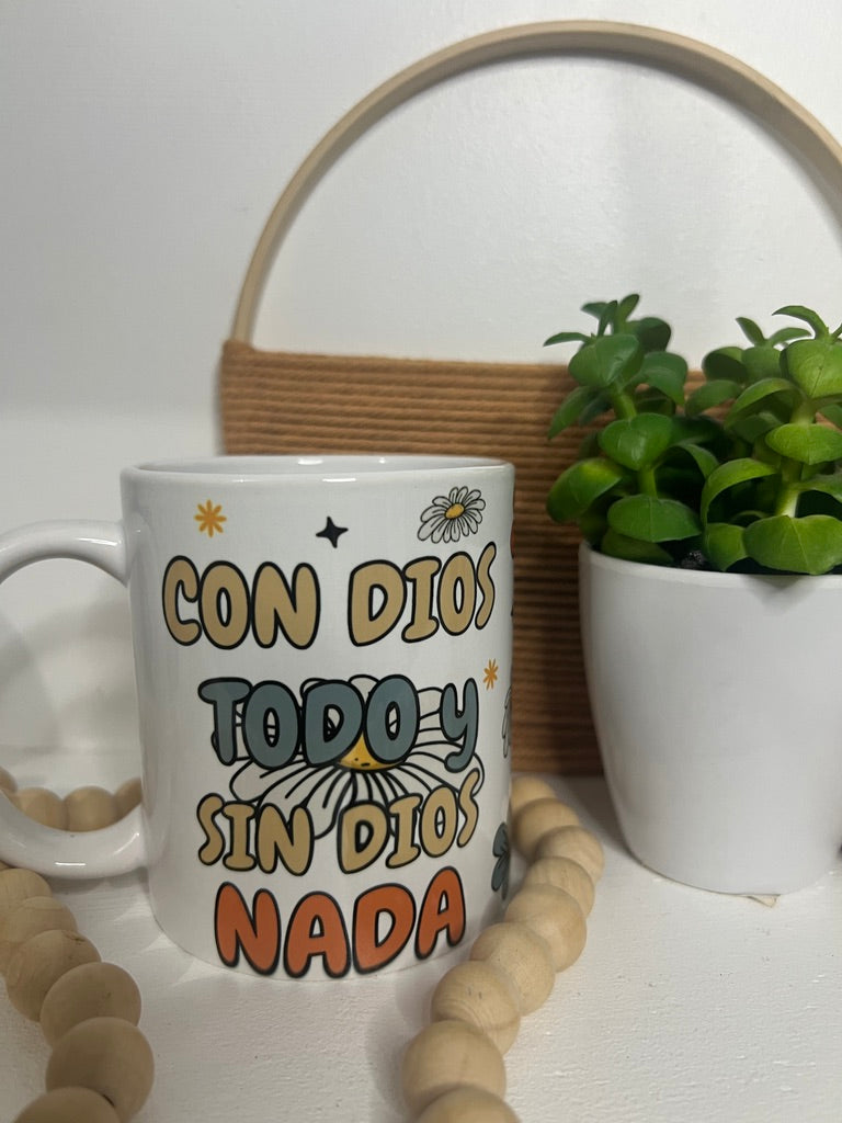 Con Dios Todo Mug 11 onz