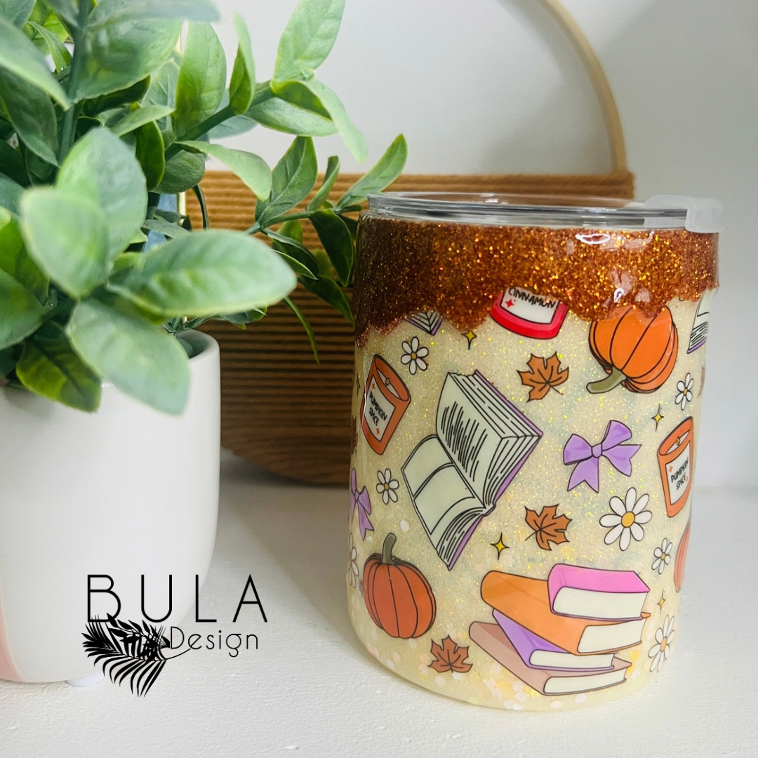 Fall Pumpkin Tumbler, Insulated Stainless Steel Travel Mug, 20oz Leak-Proof Cup for Hot/Cold Drinks