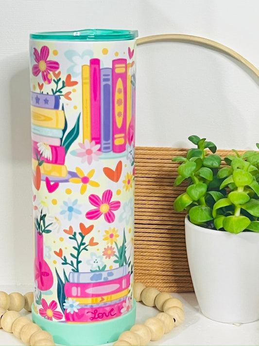 Books Lover Skinny Tumbler