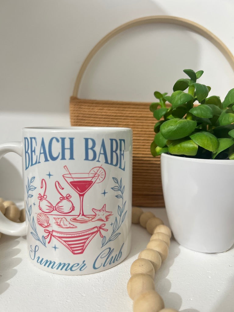 Beach Summer Club Mug 11 onz