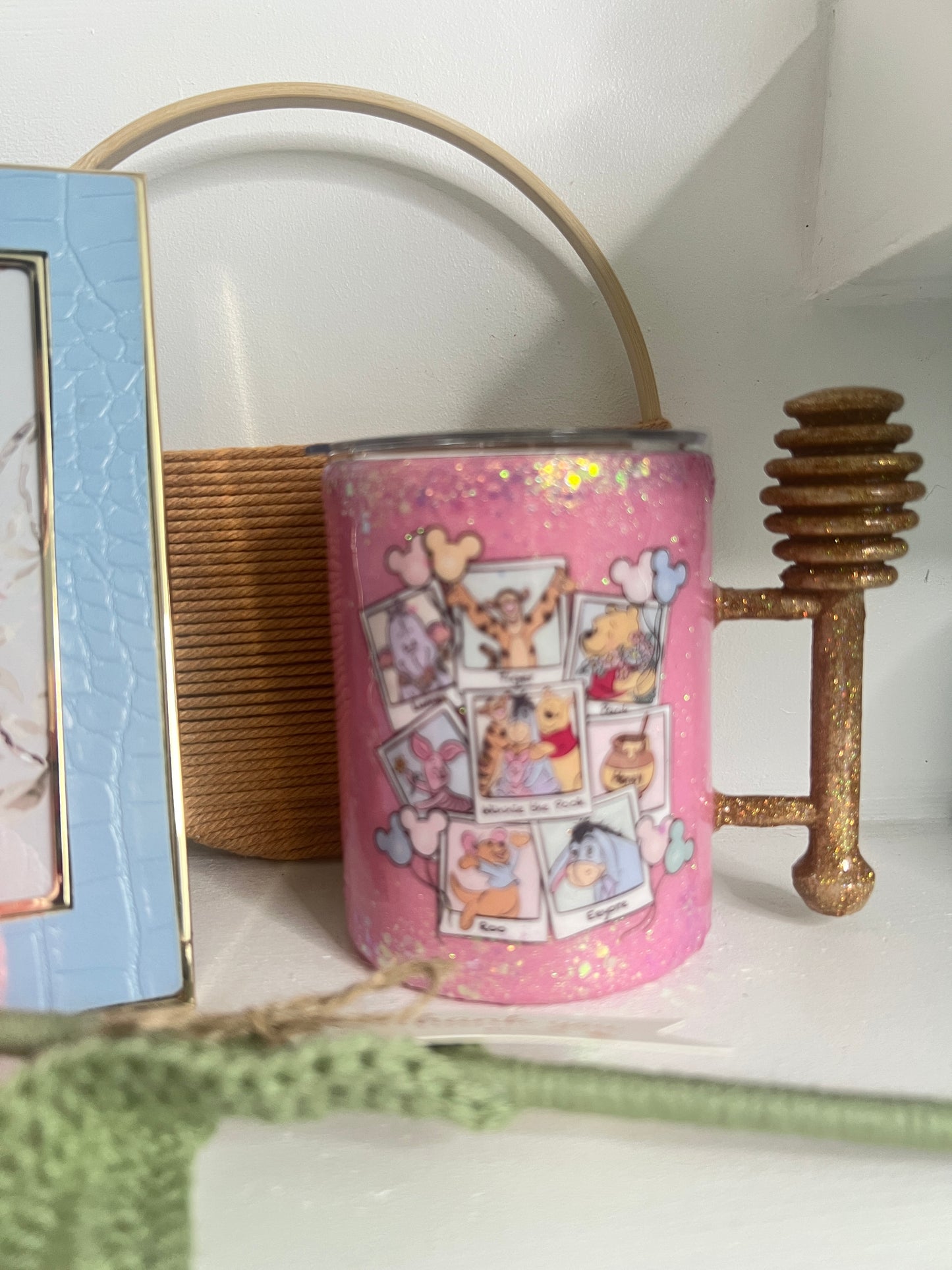 Vaso en Resina 10 oz – Diseño W-Pooh ❤️🍯