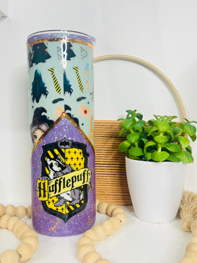 Wizard HP Yellow House Skinny Resin Tumbler