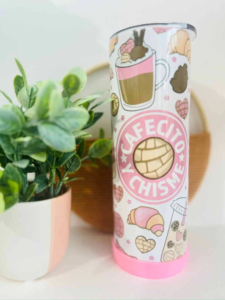 Cafesito & Chisme Tumbler 20 0nz