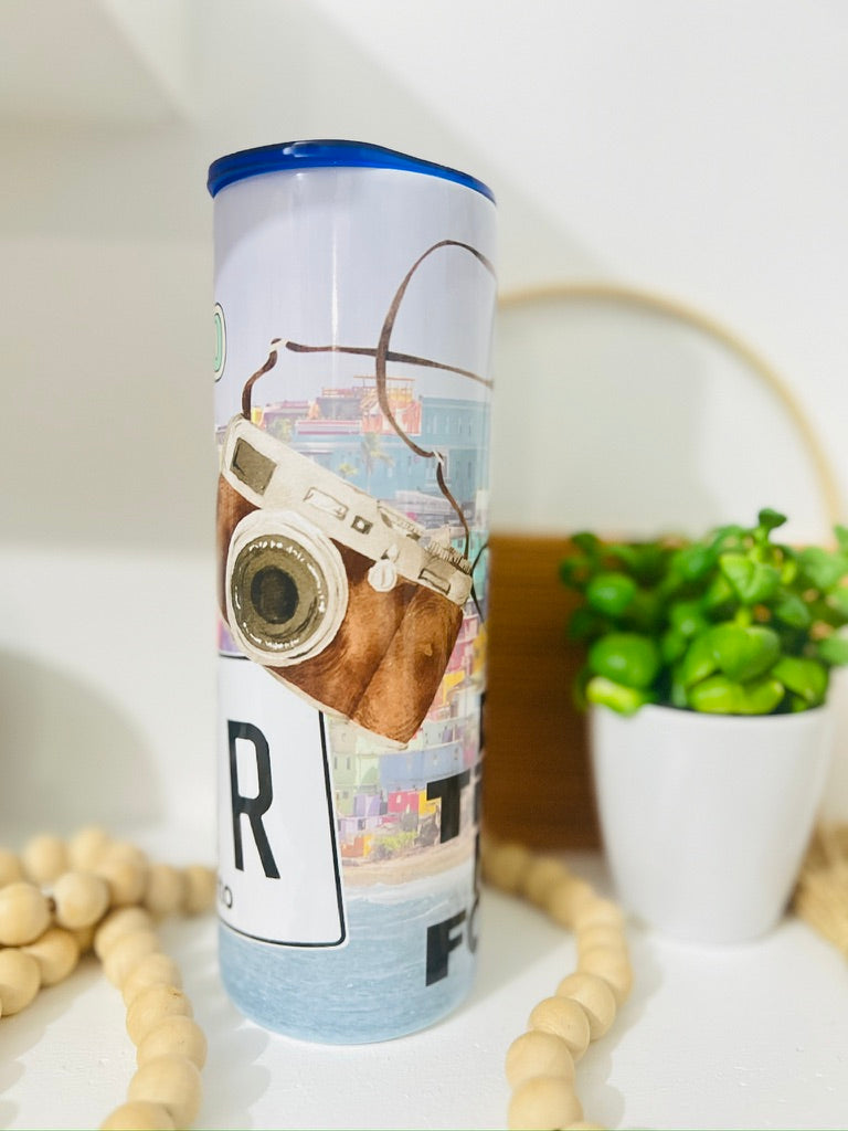 Yo soy de P...R Skinny Tumbler
