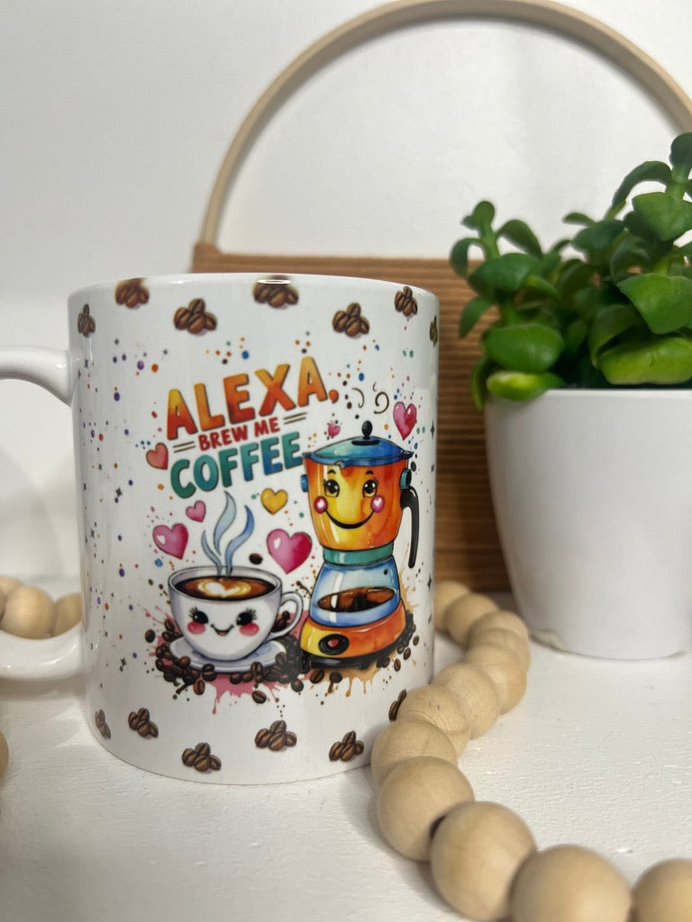 Alexa and Coffee Mug 11 onz