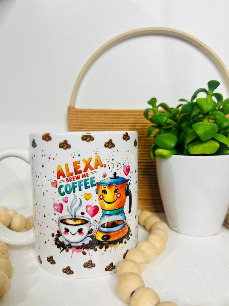 Alexa and Coffee Mug 11 onz