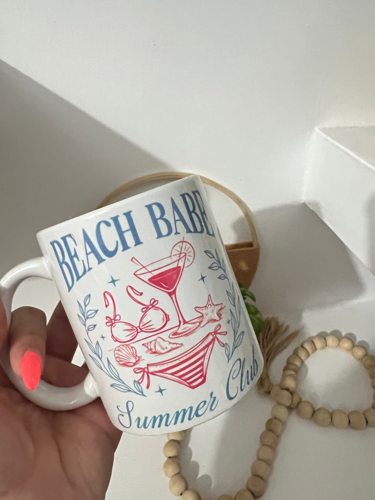 Beach Summer Club Mug 11 onz