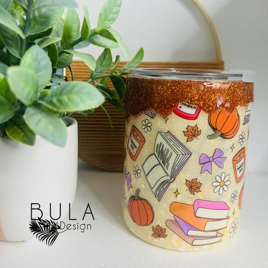 Fall Pumpkin Tumbler, Insulated Stainless Steel Travel Mug, 20oz Leak-Proof Cup for Hot/Cold Drinks